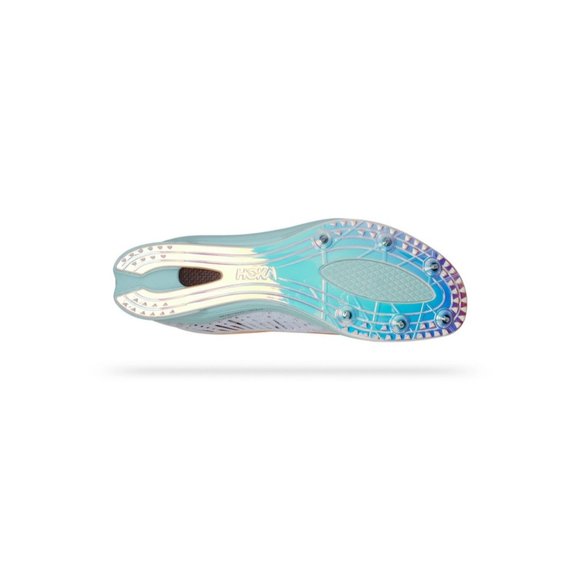 Hoka Cielo‎ X MD Mens Track Spikes Ice Blue Orange Carbon Plate Racing Shoes NEW main image 8